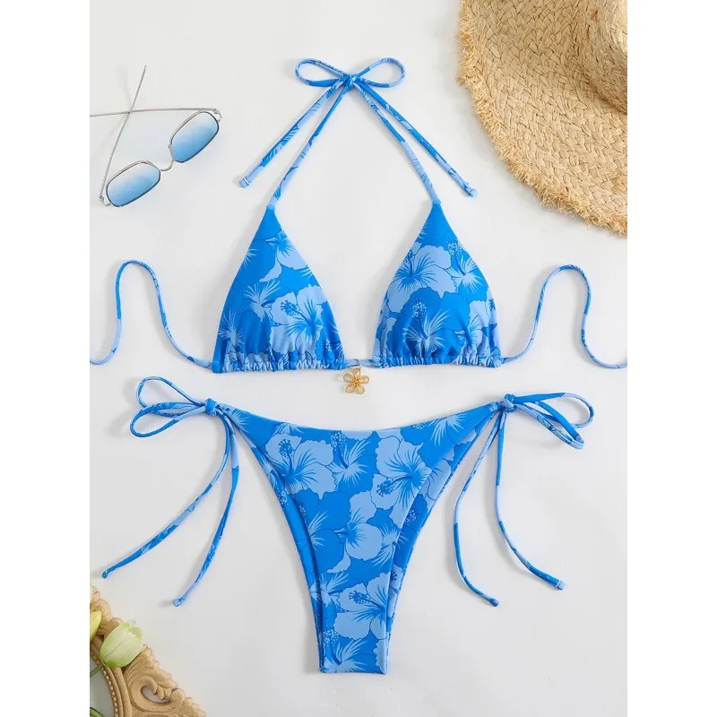 

Women's Sexy Micro Bikini Swimsuit Trend Female Swimwear Two-piece Thong Bikinis Sets Beach Wear Swimming for Bathing Suit