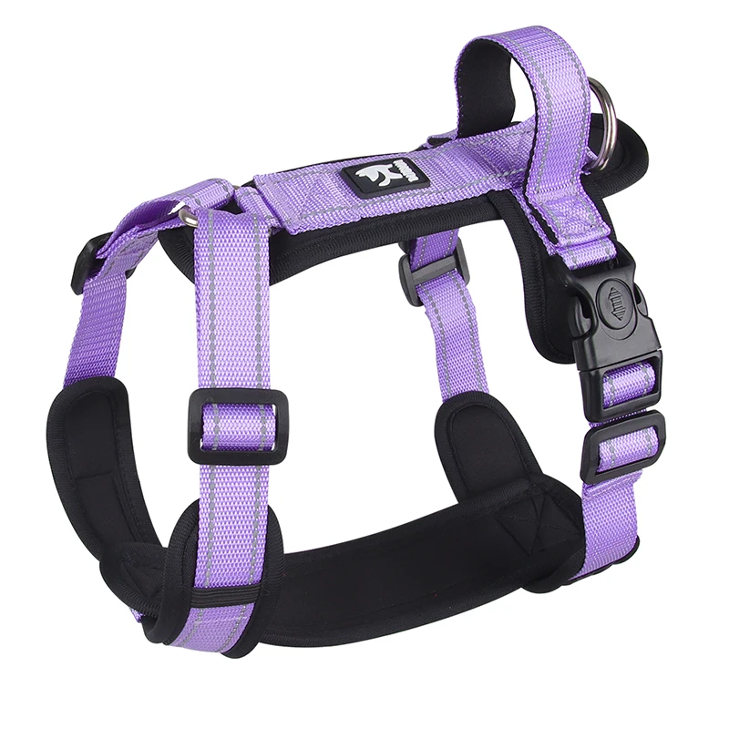Coleira Peitoral Anti-Puxão para Cães Pequenos e Médios com Alça para Caminhada e Trilhas - Suprimentos para Animais de Estimação (Corgi, Shiba Inu, Pug)