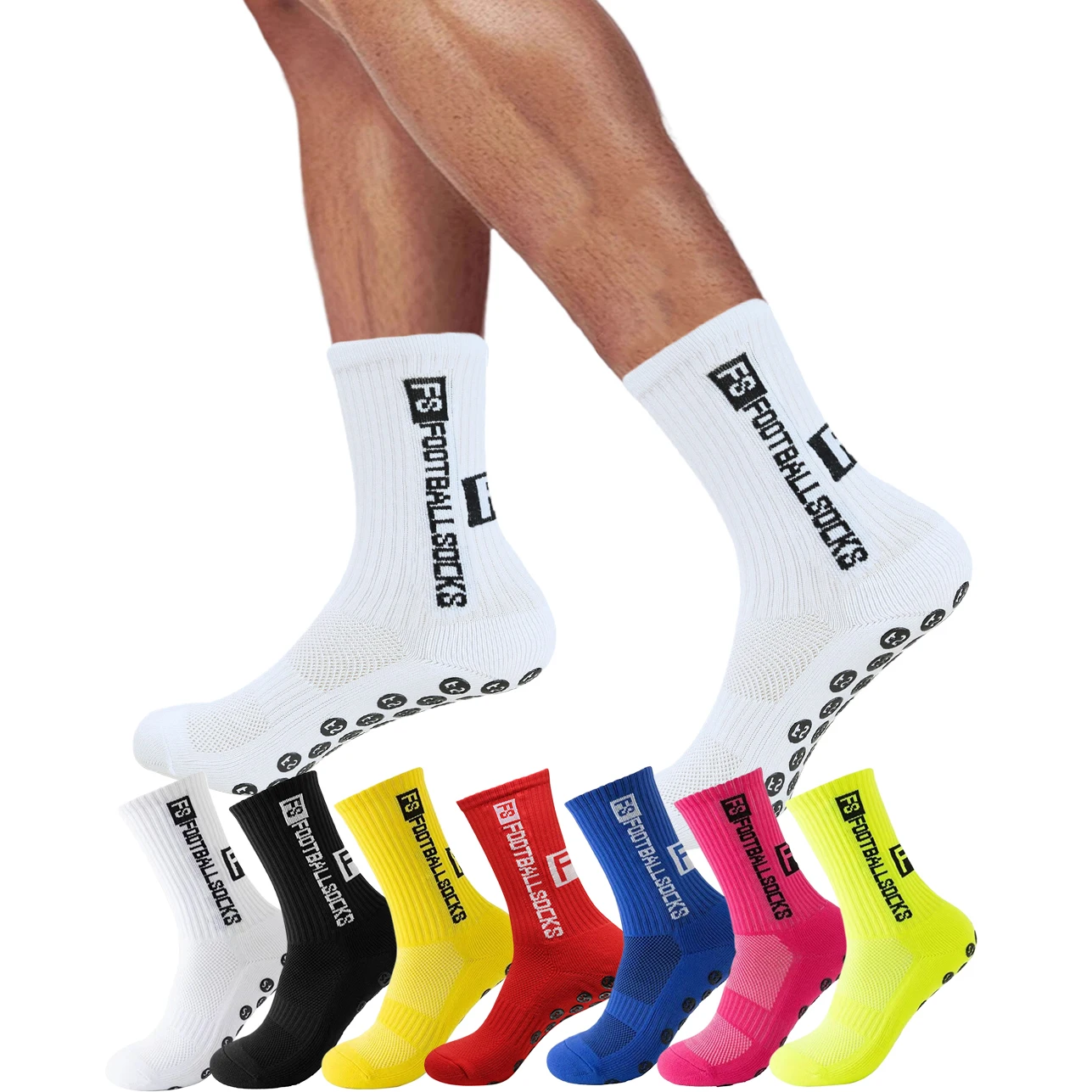 

Non Slip Grip Socks Men Women Professional Sports Football Basketball Baseball Rugby Soccer Cycling Running Hiking