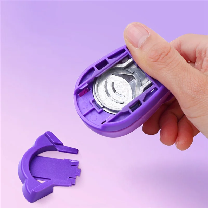 AB97-Double Corner Craft Punch Curve DIY Hole Punch Paper Cutter Embossing Scrapbook