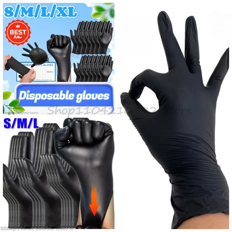 Black Nitrile Glove…