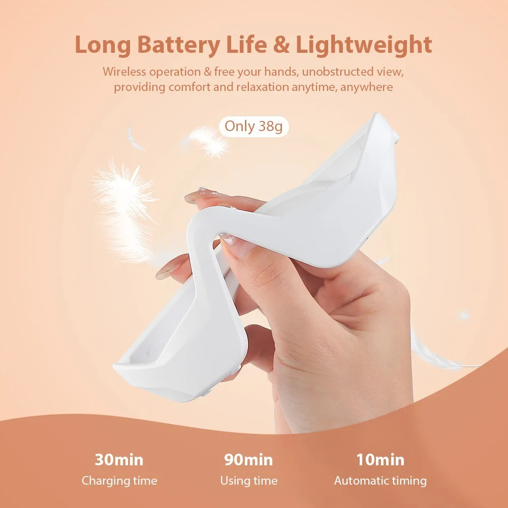 3D Eye Massager with Heat & Air Pressure Vibration Eye Care Machine for Relieve Eye Fatigue Dark Circles Removal Smart Eye Mask