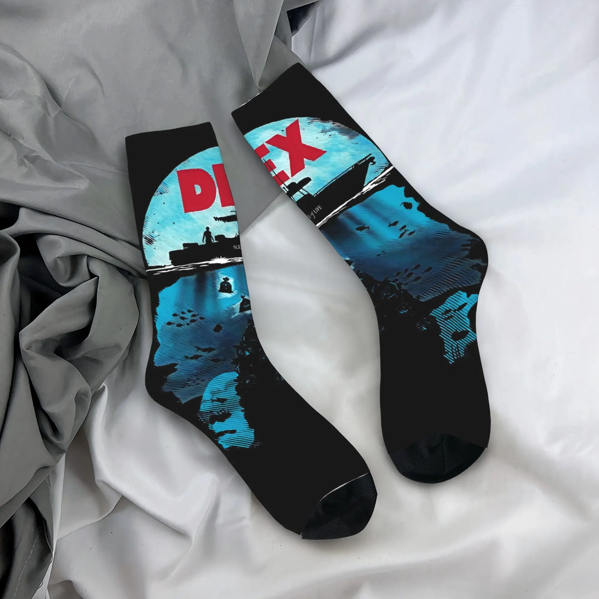 Dexter Morgan Show Tv  Socks  Design Stockings Anti-Slip Men Socks Warm Soft Winter Fashion Running Socks