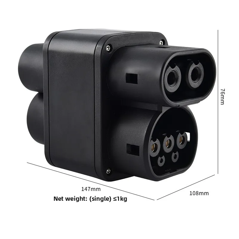 CCS1 To CCS2 AC/DC Adapter 300KW 400KW IP65 IP67 DC Fast Charger Connector Converter Car Charging Adapter Wholesale In-Stock