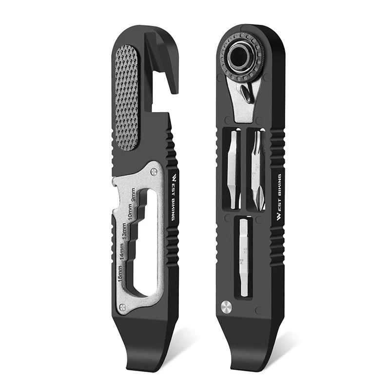 

WEST BIKING Bike Tire Lever Multi Tool MTB Road Wheel Remover Tire Installer Pry Bar for Bicycle Maintenance Repair