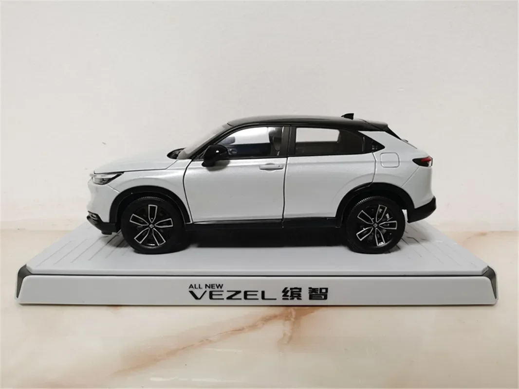 1/18 For Honda VEZEL 2023 Diecast Metal Model Car Toys Gifts Hobby Display Collection White/Purple