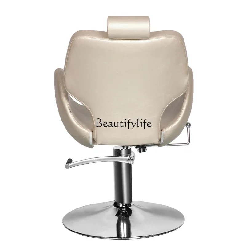 

Hair Cutting Hairdressing Chair Barber Swivel Chair Hair Salon Oil Pressure Can Be Raised Back