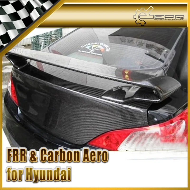 

For Genesis Rohens Coupe (09) Rear Spoiler - Exact Fit Aerodynamic Exterior Accessory