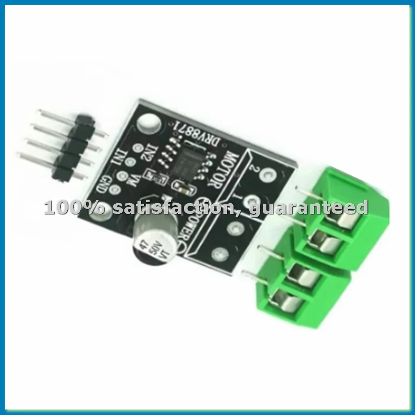 DRV8871 H-Bridge Brushed DC Motor Driver Breakout Board PWM Control 3.6A Max Internal Current Sense 6.5V to 45V-ABFB