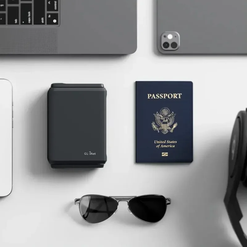 ( Slate 7) Wi-Fi 7 Travel Router-Dual 2.5G Ports for Fast Streaming, Gaming & Secure on-the-Go Connectivity