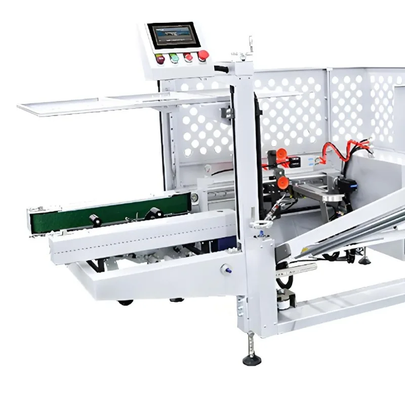 Automatic unpacking unpacking and backing e-commerce carton sealing  sealing