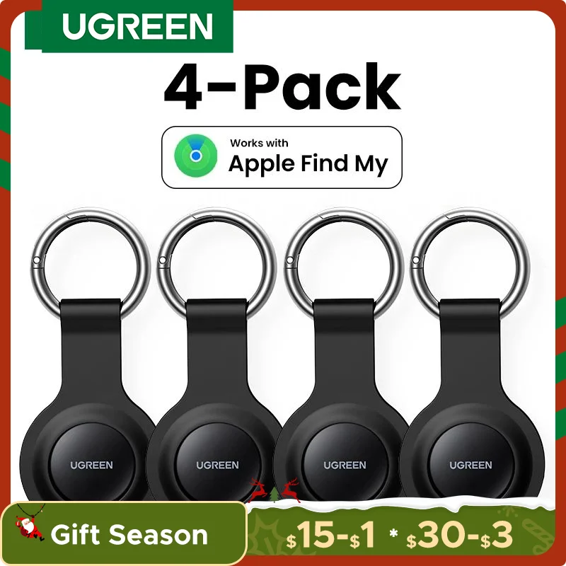 UGREEN-Traceur GPS Bluetooth avec Apple Find My Key, Smart Track Link, Sécurité, Écouteurs, Bagages, MFi Finder, IOS