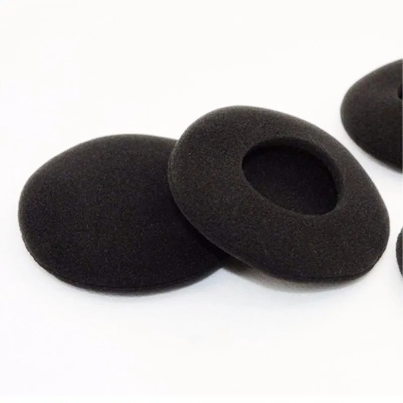 1 คู่ 7 ซม.แผ่นรองหูฟังโฟม, หูฟังเปลี่ยนฟองน้ําครอบคลุมหูฟังหมวกหูสําหรับชุดหูฟังเส้นผ่านศูนย์กลาง 6.8-7.2 ซม. Earmuffs