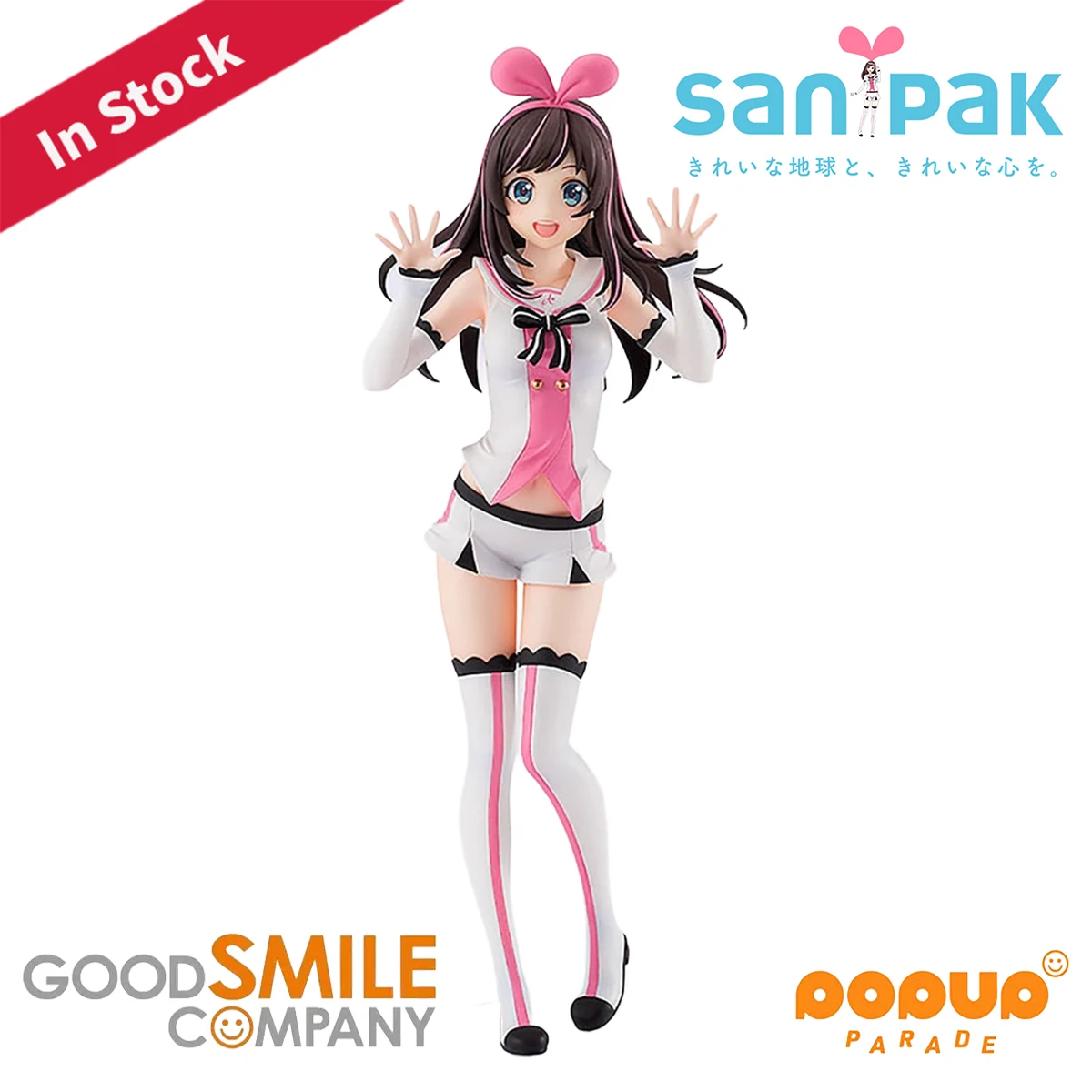 

Оригинальная оригинальная Good Smile Company, предварительно окрашенная всплывающая парада A.I.Channel Kizuna Ai H = 170 мм, коллекция украшений для фигурок Vtuber