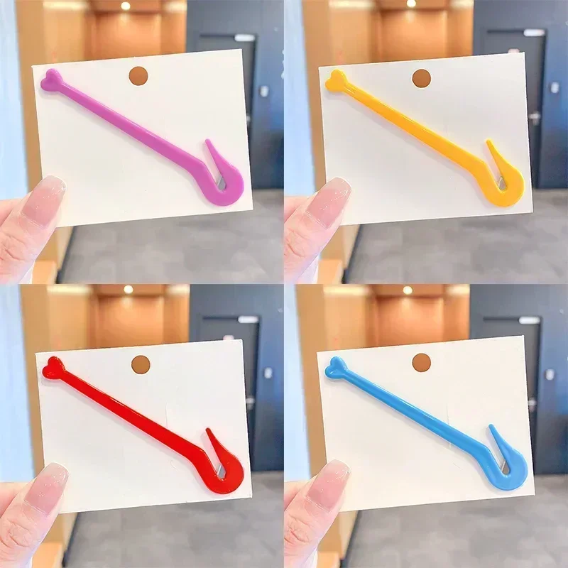 New Hair Rubber Bands Remover Tools Hair Bands Rubber Cutter Not Hurt  Salon Headwear Cut Knife Styling Accessories Mixed Colors