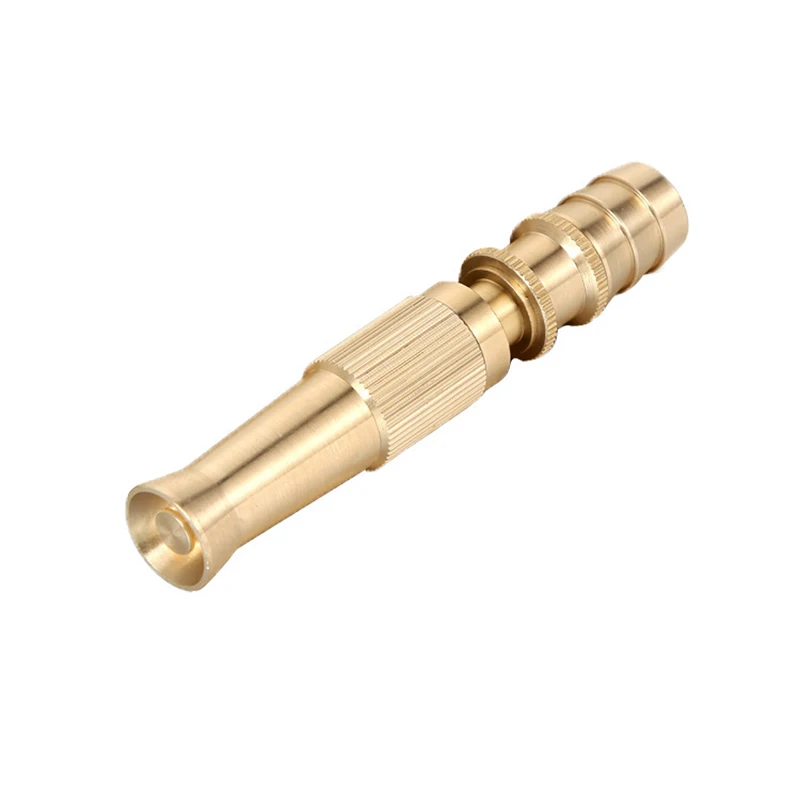 Brass Adjustable Spray Gun Quick Waterstop Connector Car Wash Water Gun Garden Irrigation Spray Nozzle With G1/2 Connector