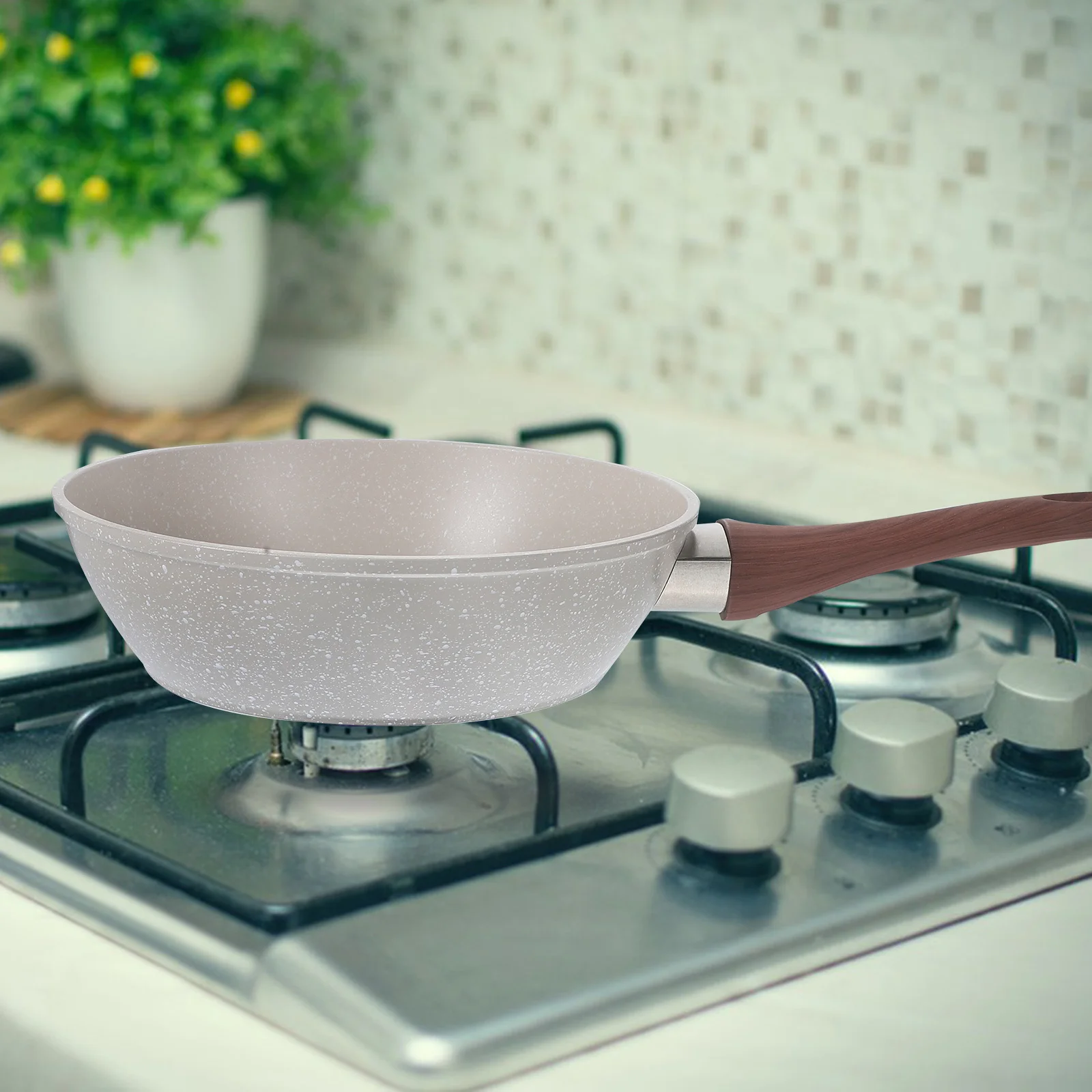 

Medical Stone Non Stick Fry Use Even Heating Heat Resistant Easy Clean Steak Egg Pan Non Stick Frying Pans