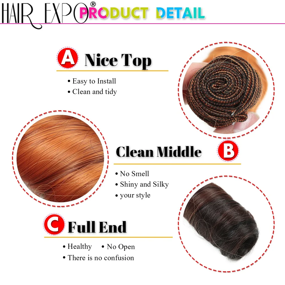 18Inch French Curl Hair Bundles Synthetic French Curls Braiding Hair Extensions Ombre Pre Stretched Loose Wave Spiral Curl Braid 4