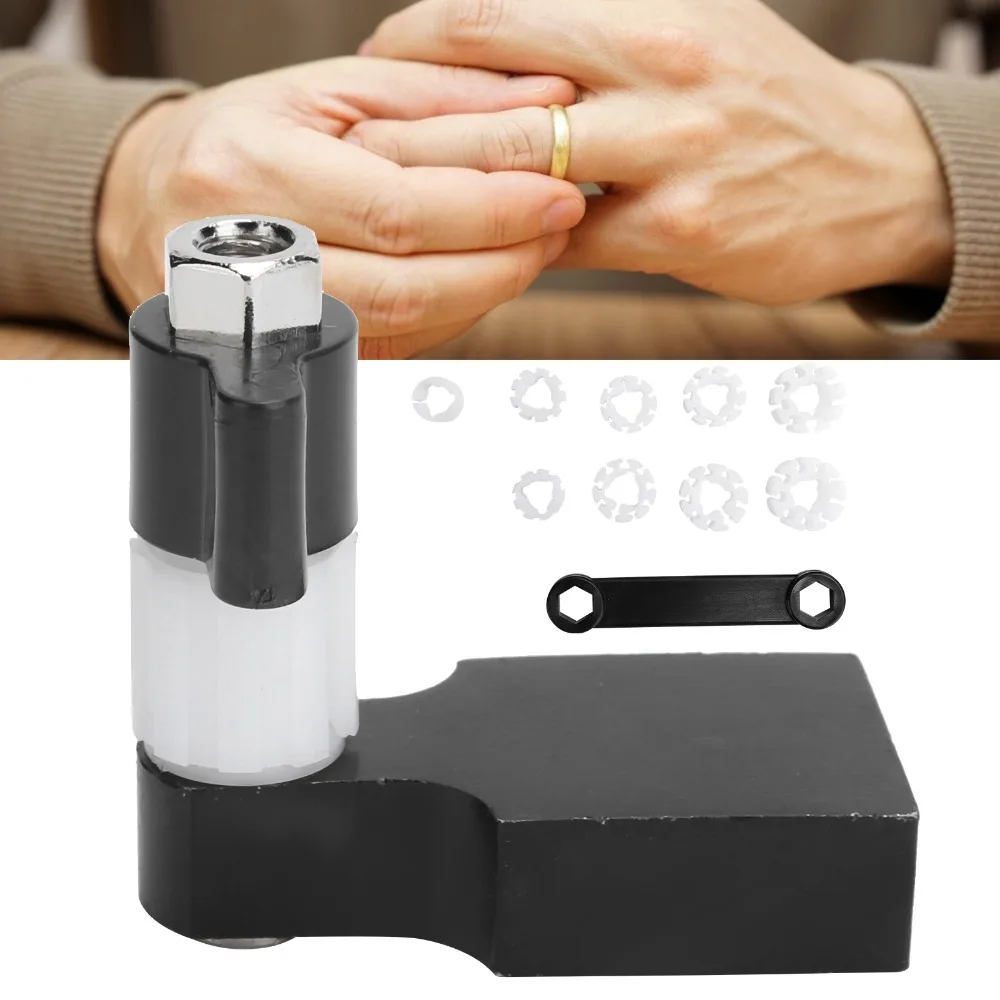 

Fixed Setting Ring Fixture Clamp Black Color White Color Jewelry Ring Clamp Modern Design Ring Setting Tool Designing Jewelry