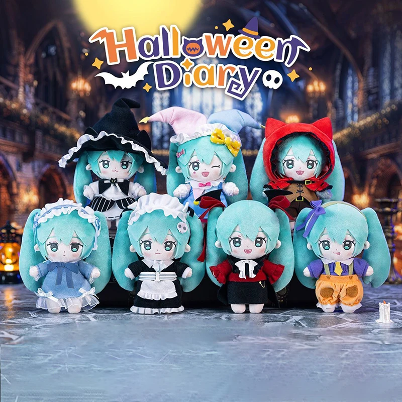 kawaii-hatsune-miku-plush-keychain-halloween-diary-series-cartoon-stuffed-toy-backpack-doll-pendant-anime-accessories-girl-gifts