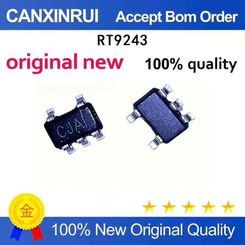 

(5-100 Pieces) Brand new spot RT9243 silk screen CJAI CJA1 SOT23-5
