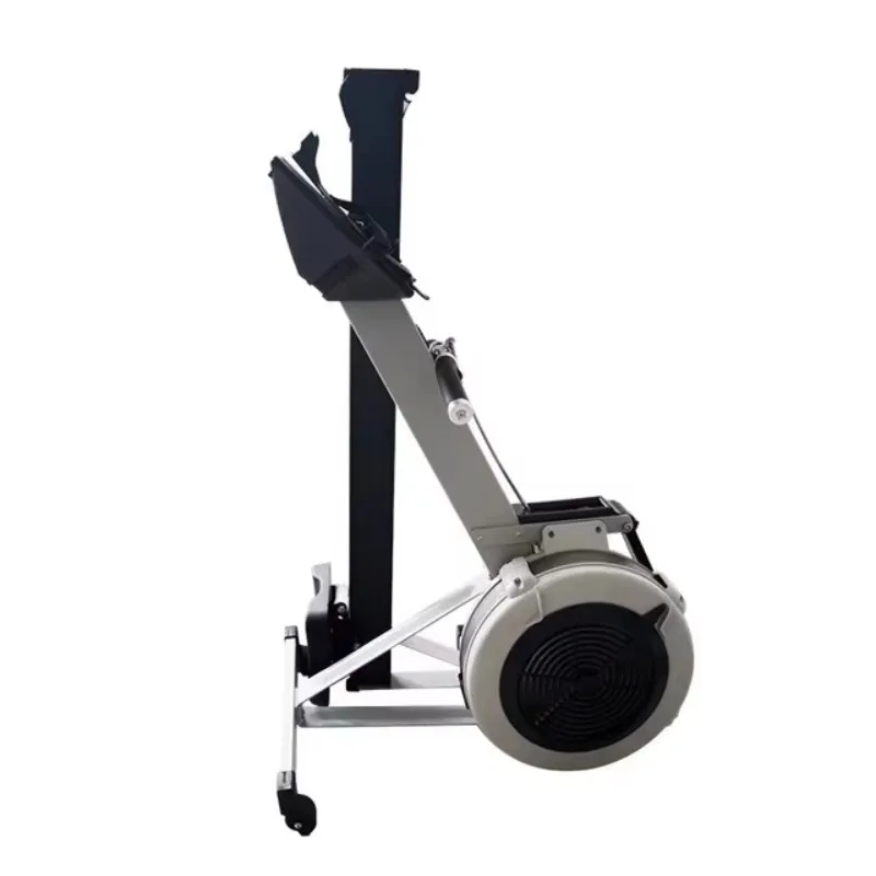 Commercial Air Rowing Machine Magnetic Rower Machine with Dual Slide Rail Adjustable Rowing Machine