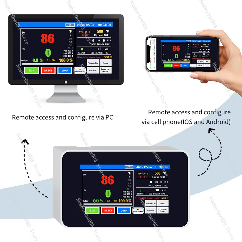 Standalone Perfect Fire Kiln Controller for Pottery, Heat Treat Oven, Ramp Soak and PID Control