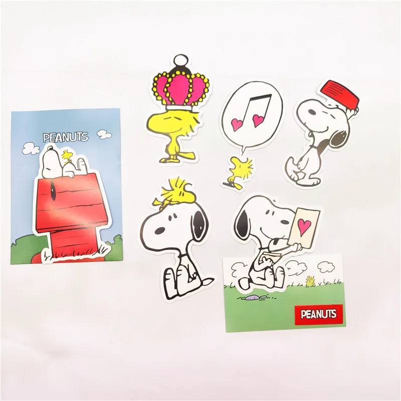 Snoopy Large Anime Stickers Cartoon Stationery Water Cup Luggage Phone Case Decorative Stickers Gifts Daily Decorations