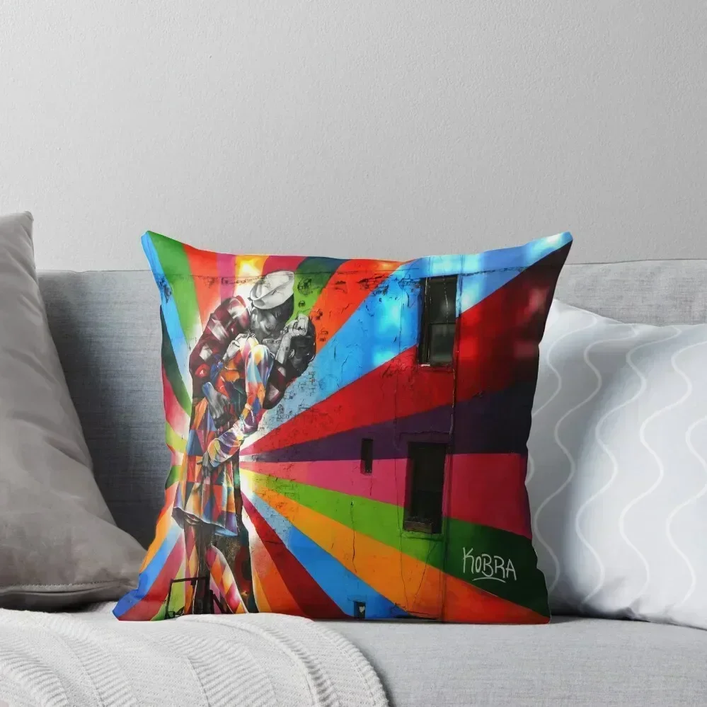 

The New York Colourfull Kiss Throw Pillow autumn decoration autumn pillowcase Cushions For Children pillow