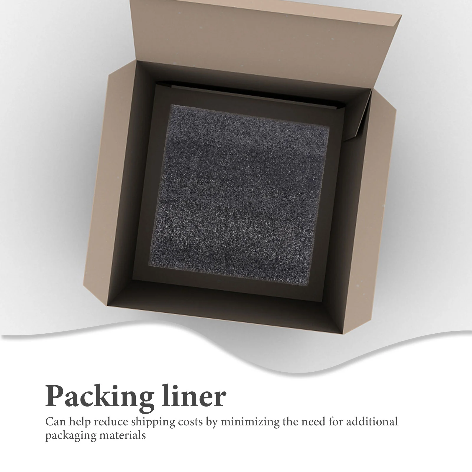 4 Pcs Express Packing Inserts Lining Black Pearl Cotton Foam Cushion Padding Insert Packing Inserts