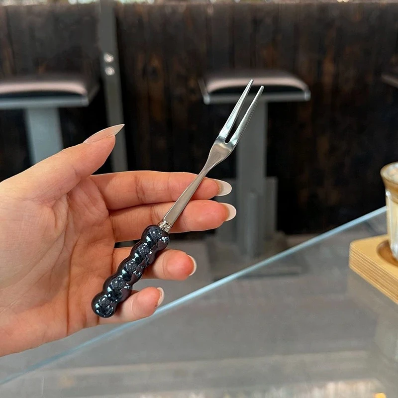 Stainless Steel Fruit fork Suitable For Wedding Birthday Party Decoration Camping Tools