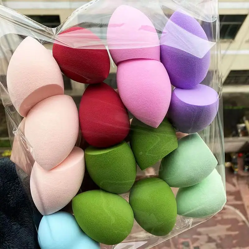 Multi-Color Optional Makeup Sponge Blender Beauty Egg Soft Cosmetic Puff Foundation Sponge Powder Puffs Gourd-Shaped Makeup Tool