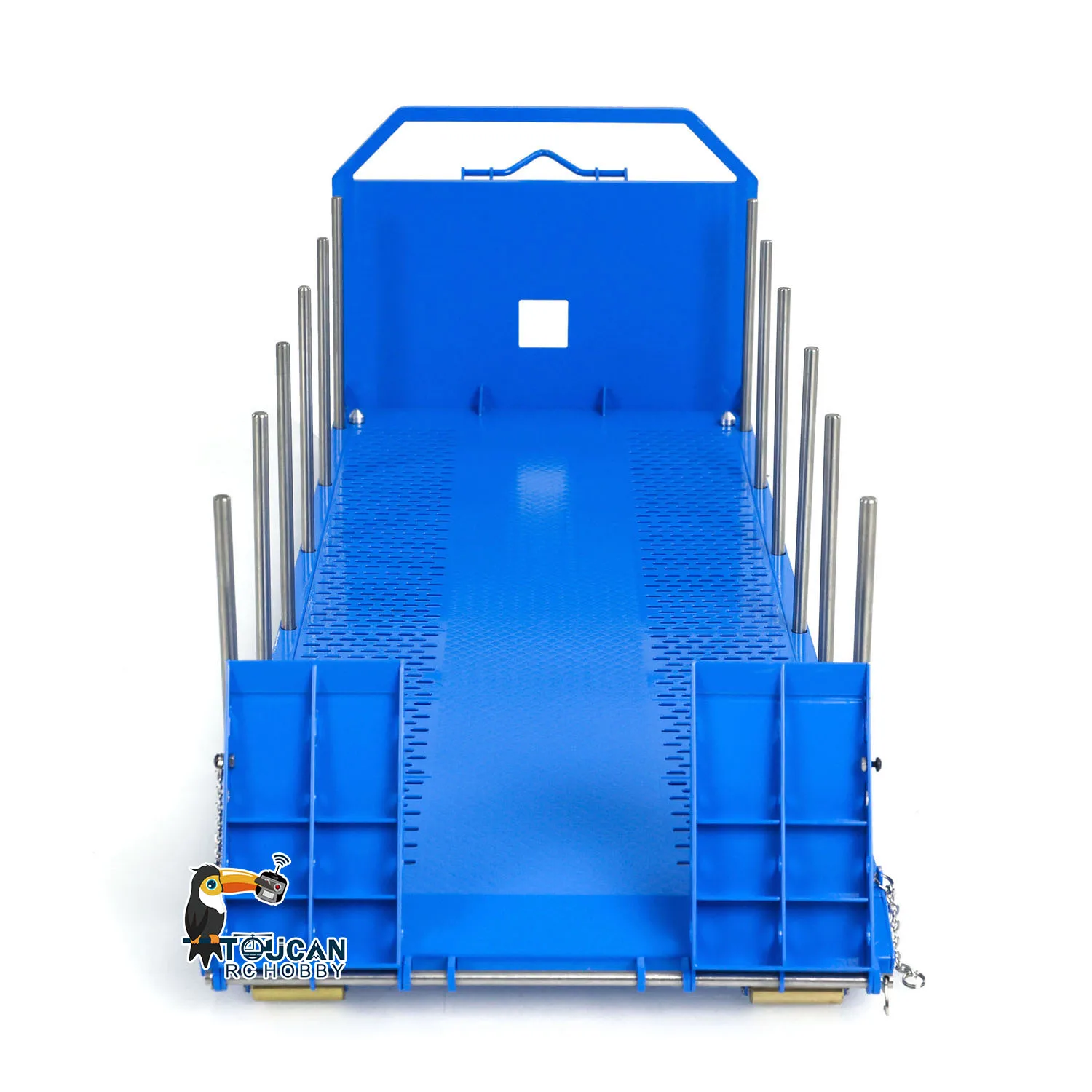 1/14 blaues Holz-Flachbett für 10 x 10 RC hydraulischer Vollumper-LKW 8 x 8 Muldenkipper-Autoteil TH23584-SMT9