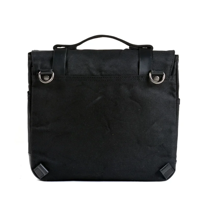 Vintage biker motorcycle side bag side box side bag waterproof canvas shoulder bag
