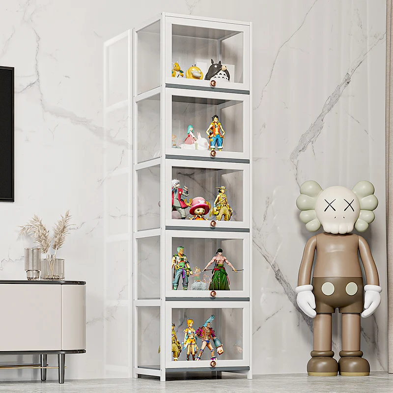 

Акриловый шкаф Lego для фигурок, шкаф из цельной древесины, прозрачный, для дома
