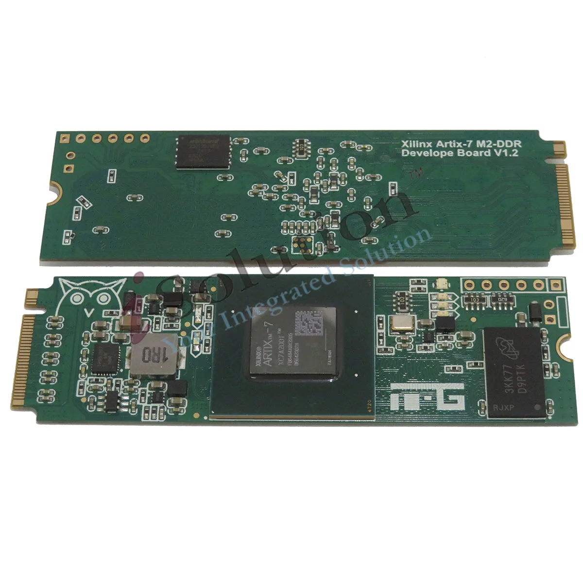 بطاقة تسريع Xilinx FPGA Artix-7 M.2 PCIE، لوحة تطوير بطاقة التسارع M.2 FPGA XC7A35T XC7A50T XC7A100T XC7A200T #4