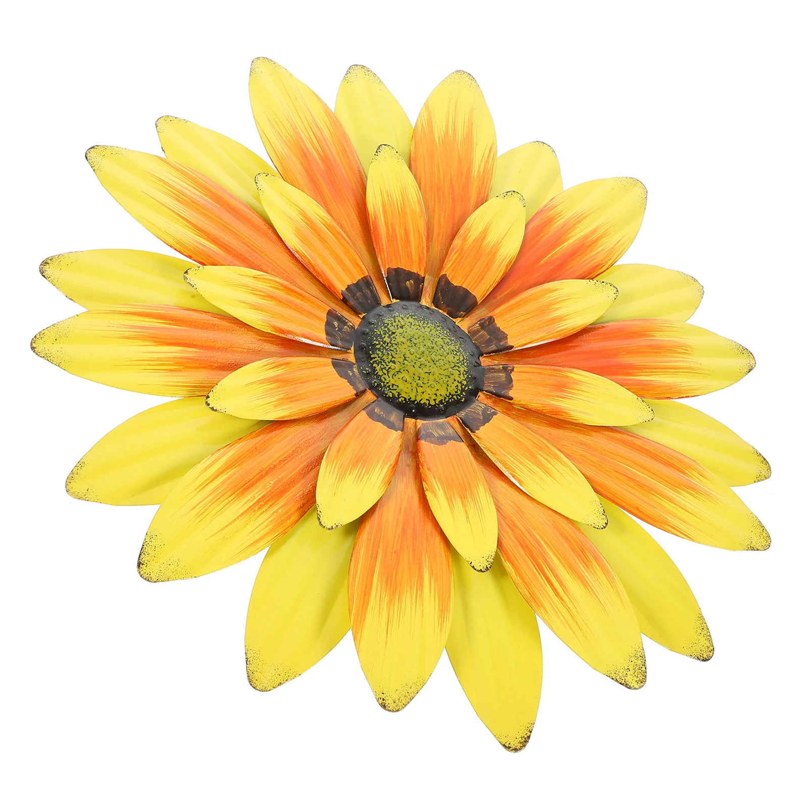 

1pc Iron Art Sunflower Hanging Decor For Home Wall, Simulated Flower Adornment, Creative Iron Hanging, Flower Wall Pendant,