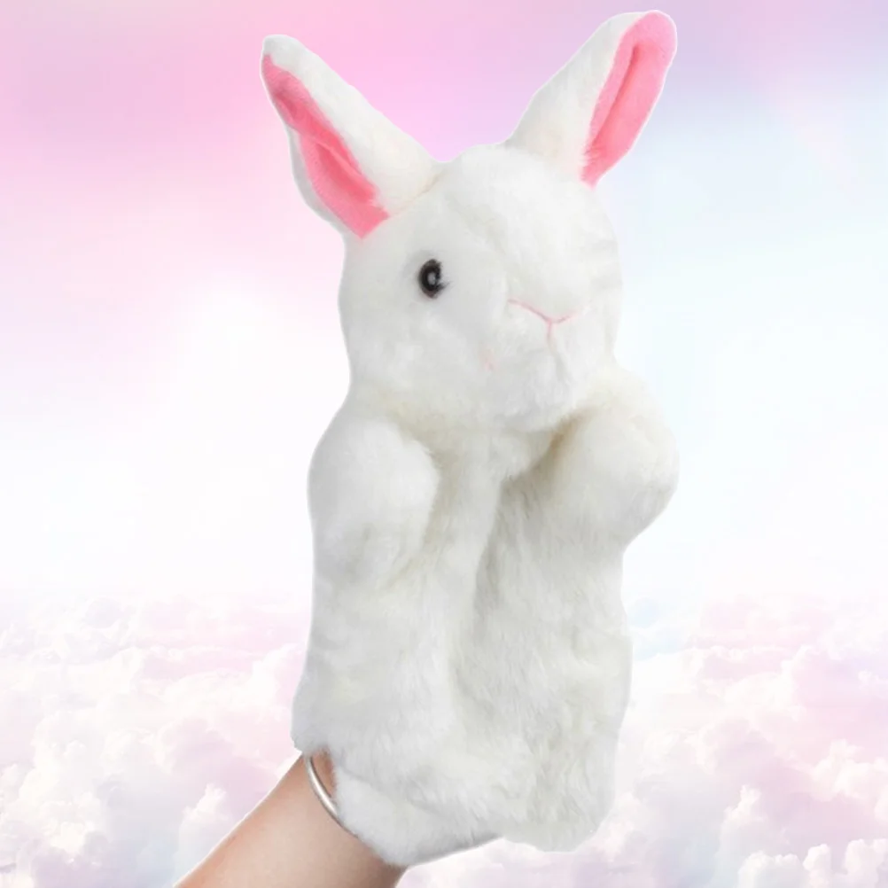 Bunny Plush Toy Infant Toys Story Puppets Rabbit Parent-child Xmas Stocking Stuffer