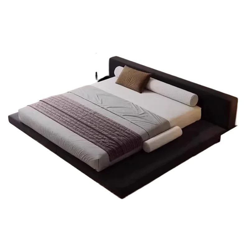 #Aesthetics Apartment Bed Tatami Modern Fashionable European Quality Bed Minimalist Design King Size Muebles Nordic Furniture
