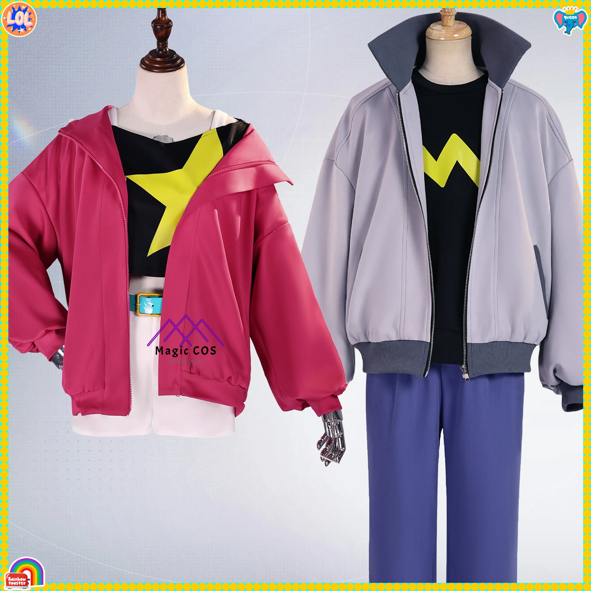 

Популярный аниме-костюм для косплея Rena Sakuya и Tomoro Tenma, одежда для ролевых игр для мужчин и женщин, костюмы для вечеринок с комиксами для взрослых