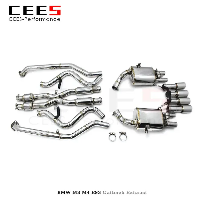 

CEES Catback выхлопная система для BMW M3 M4 E93 4,0 2008-2013 гоночный автомобиль тюнинг производительность глушитель выхлопная труба побег выхлопная система