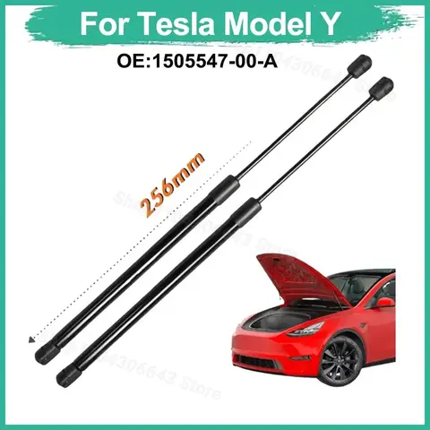 Tesla Model Y 전면 트렁크 가스 압력 지지대 2020-현재 1505547-00-A 리프팅 지지대 가스 스프링 충격 흡수 장치 New