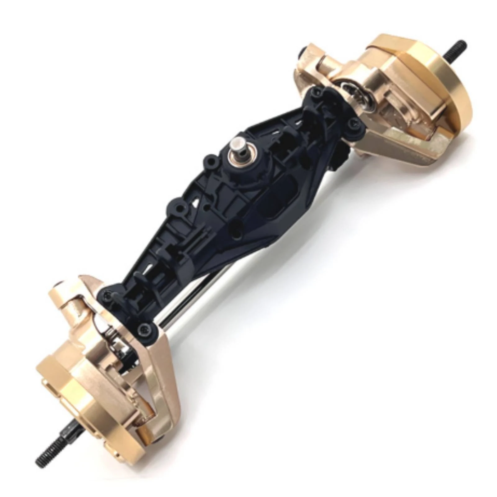 Front Axle Steering Block Solid Brass Front Counterweight Block Upgrade Kit Precision-Machined RC Car Parts Stability