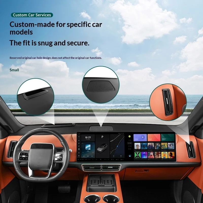 For Li L6 L7 L8 L9 2025 2024 Lixiang Dashboard Center Console Sunshade Pad Sun Protection Non slip Mat