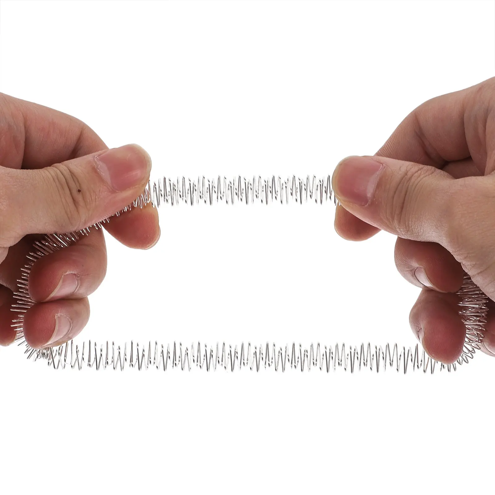 

2Pcs Metal Wrist Rings Acupressure Massage Bracelets Improve Energy Relieve Finger Joint Fatigue Suitable for Elderly and