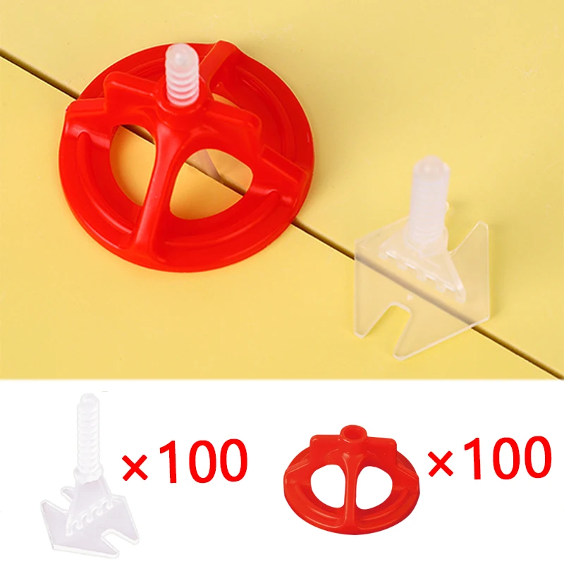 

Tile Leveling System Base Plate and Reusable Cover Kit for Tile Laying Wall Floor Fixing Construction Tools