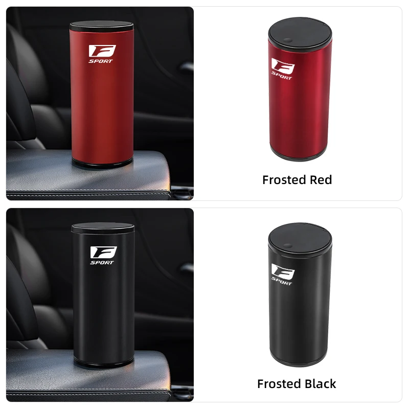 سلة مهملات السيارة سبيكة سلة المهملات منظم السيارة ملحقات التخزين لكزس GX460 IS350 ES350 IS250 GS NX LX600 UX RX300 UX250h