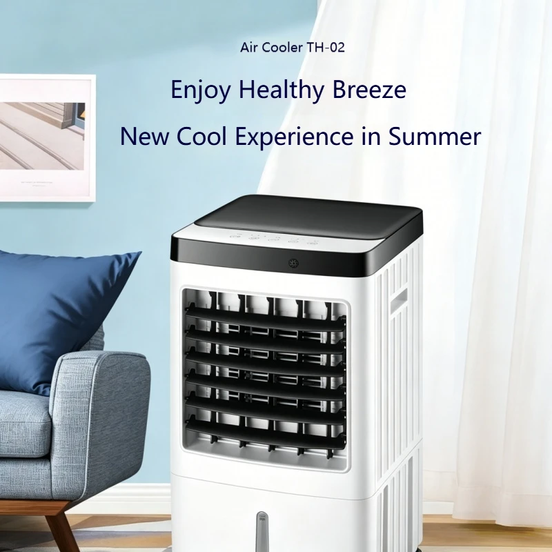 3-in-1 Portable Evaporative Air Cooler with Remote  10L Water Tank Cooling Fan Humidifier for Home Office Room