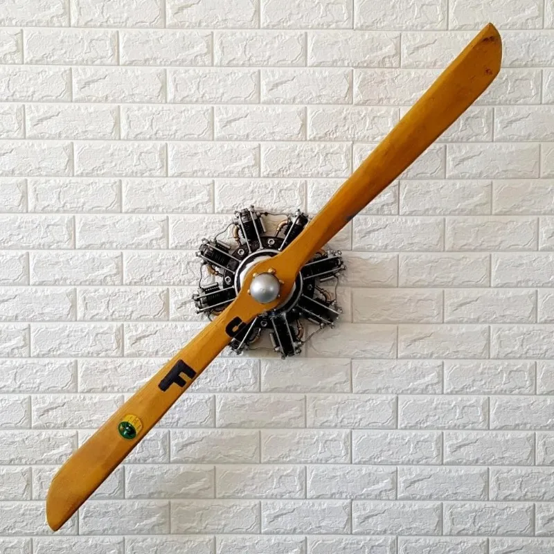 Customized High Quality Retro Industrial Style Wall Cafe Restaurant Bar Metal Iron Turning Fan Hanging Creative Decoration
