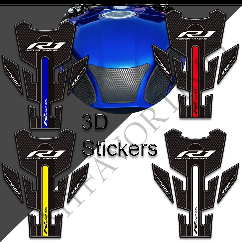 

For YAMAHA YZF-R1 YZF R1 YZFR1 Tank Pad Grips Motorcycle Protector Stickers Decals 2015 2016 2017 2018 2019 2020 2021 2022